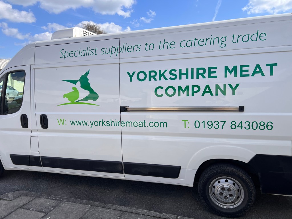 Yorkshire Meat Company van graphics